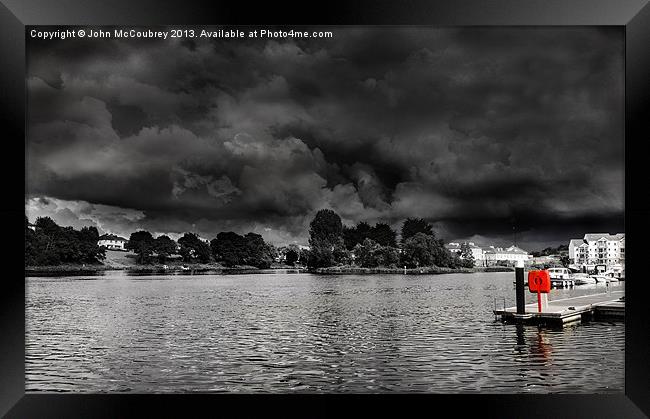 Prepared for the Storm Framed Print by John McCoubrey