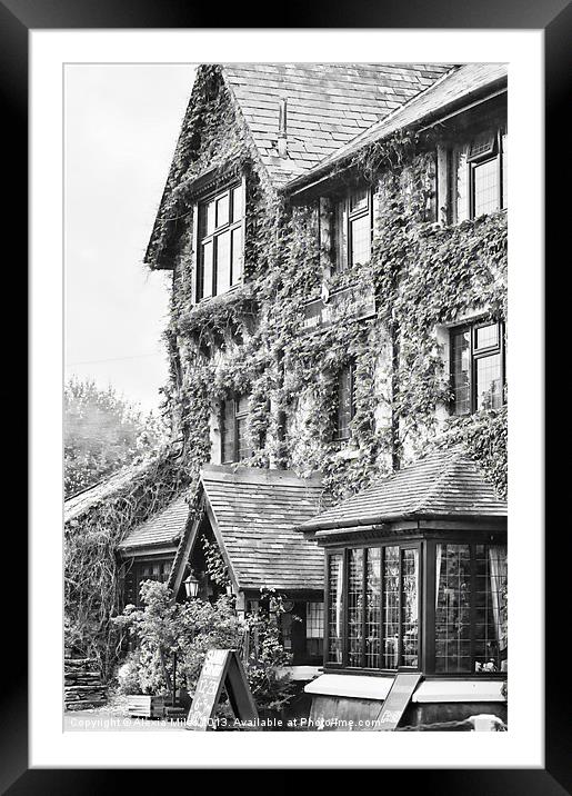 Exmoor Pub Framed Mounted Print by Alexia Miles