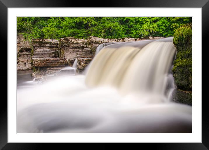 Richmond Waterfall Framed Mounted Print by Jonathan Parkes