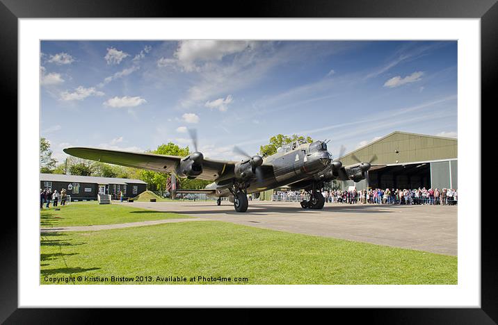 Bomber Command Framed Mounted Print by Kristian Bristow