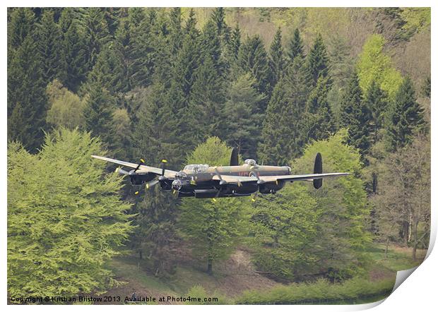 Dambusters 70th Flypast Print by Kristian Bristow