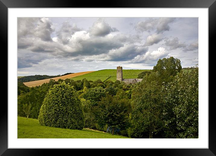 Marwood Church Framed Mounted Print by Mike Gorton