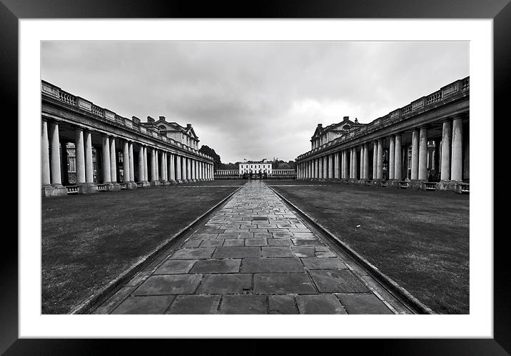 The Queens House Greenwich Framed Mounted Print by Darren Burroughs