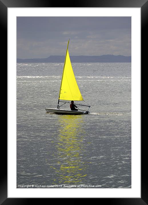 Learning to sail Framed Mounted Print by Thanet Photos