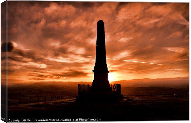 And In the morning. We will remember them Canvas Print by Neil Ravenscroft