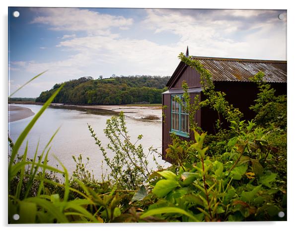 Dylan Thomas Boat House, Laugharne, Wales, UK Acrylic by Mark Llewellyn