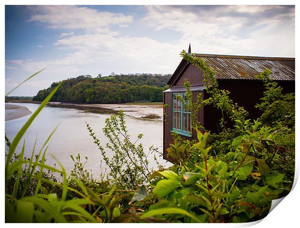 Dylan Thomas Boat House, Laugharne, Wales, UK Print by Mark Llewellyn