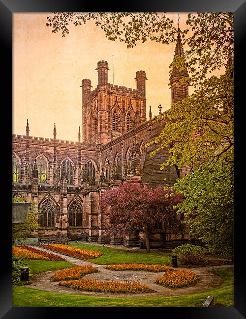Chester Cathedral, England, UK Framed Print by Mark Llewellyn