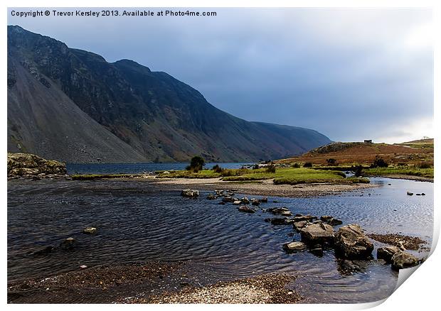 Wastwater Lake District Print by Trevor Kersley RIP