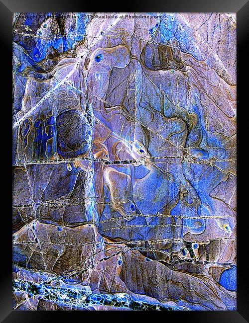 Newquay Blue Framed Print by Laura McGlinn Photog