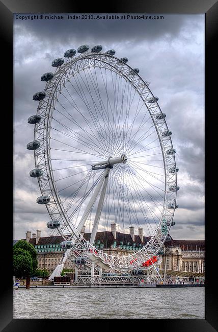 The London eye Framed Print by Thanet Photos