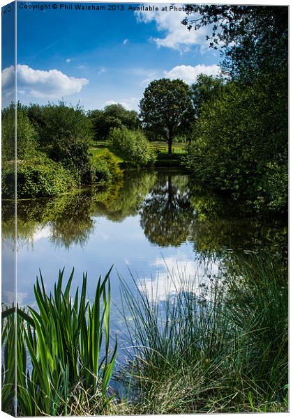 Lake Grixey Canvas Print by Phil Wareham