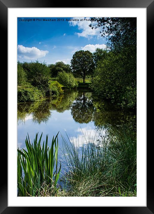 Lake Grixey Framed Mounted Print by Phil Wareham