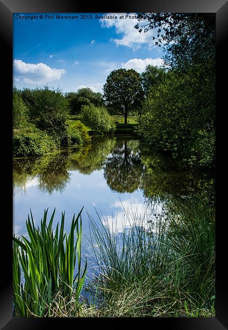 Lake Grixey Framed Print by Phil Wareham