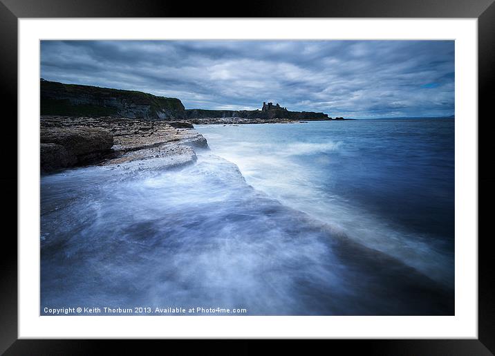 Tanatallon Castle Framed Mounted Print by Keith Thorburn EFIAP/b