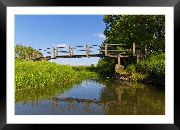 The Ambling River Framed Mounted Print by David Pyatt