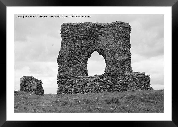 Dunnydeer Hill Fort Aberdeenshire Framed Mounted Print by Mark McDermott