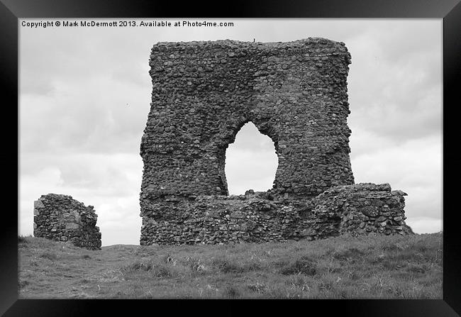 Dunnydeer Hill Fort Aberdeenshire Framed Print by Mark McDermott