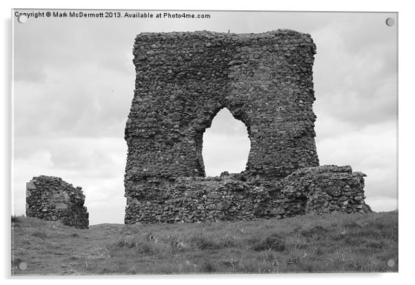 Dunnydeer Hill Fort Aberdeenshire Acrylic by Mark McDermott