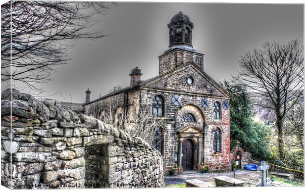 St Johns Cliviger, England Canvas Print by colin potts