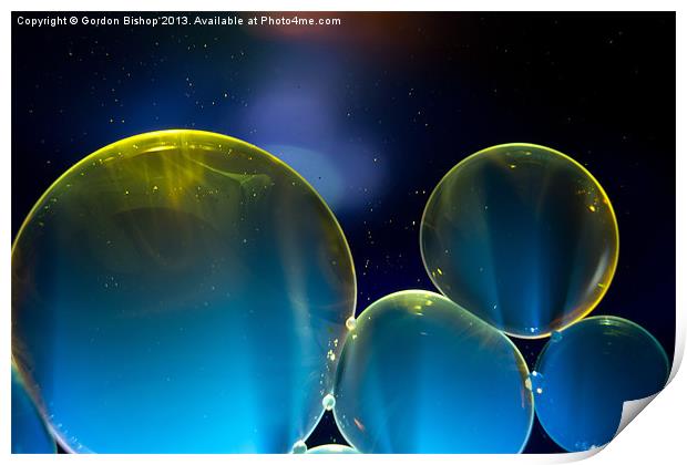 Cosmic Bubbles Print by Gordon Bishop