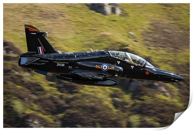 RAF Hawk trainer T2 Print by Rory Trappe