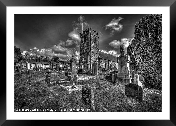 Dromore County Down Framed Mounted Print by David McFarland