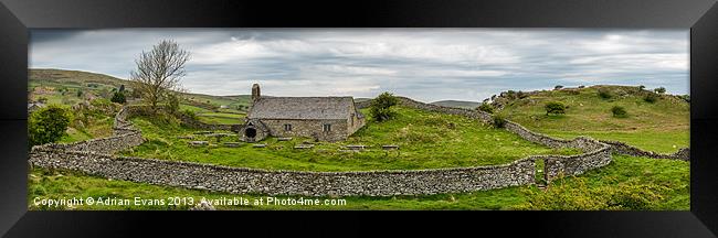 The Mens Chapel Framed Print by Adrian Evans