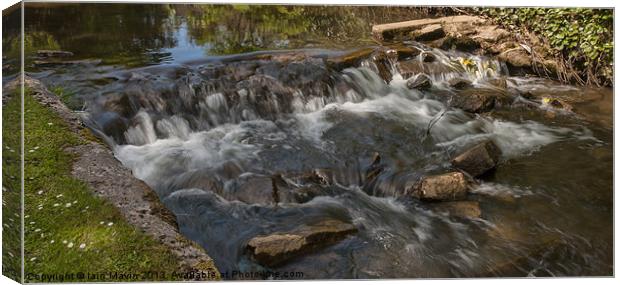 Flowing Waterfall Canvas Print by Iain Mavin