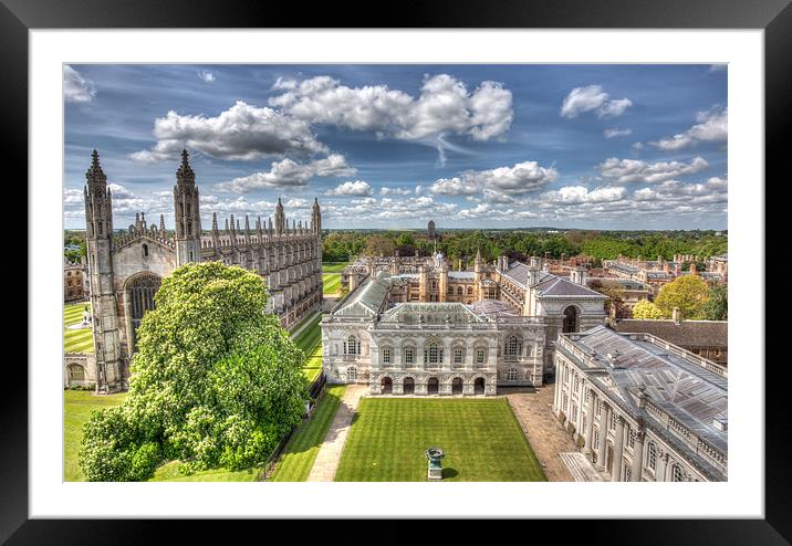 Kings College Cambridge Framed Mounted Print by Mike Gorton