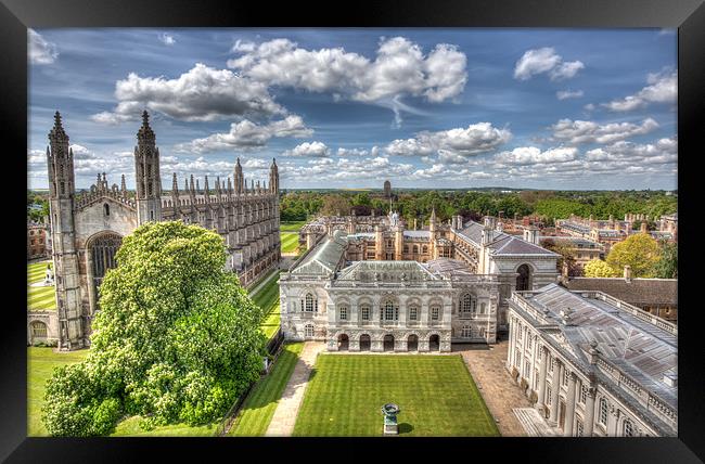 Kings College Cambridge Framed Print by Mike Gorton