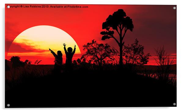 Sunset Acrylic by Loren Robbins