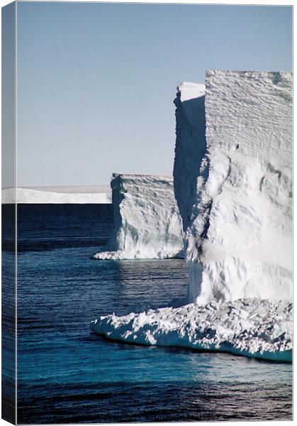 Drygalski Ice Tongue Ross Sea Antarctica Canvas Print by Carole-Anne Fooks