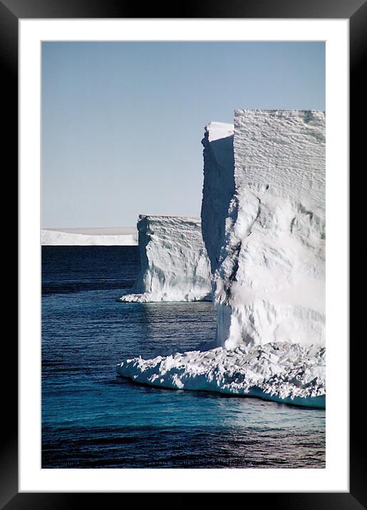 Drygalski Ice Tongue Ross Sea Antarctica Framed Mounted Print by Carole-Anne Fooks