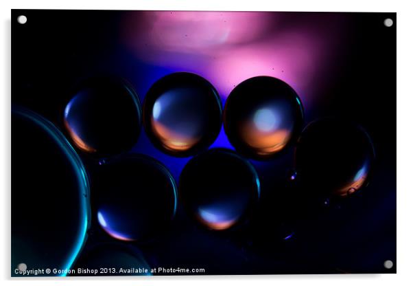 Mystic spheres Acrylic by Gordon Bishop