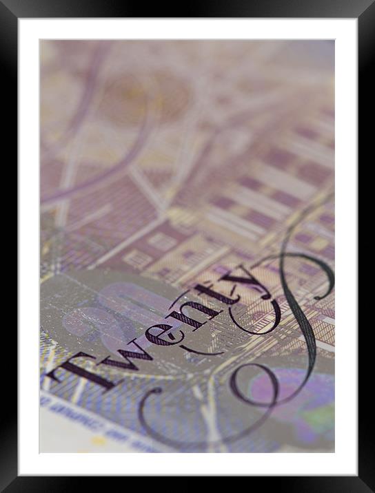 Pounds Sterling Framed Mounted Print by Gordon Bishop