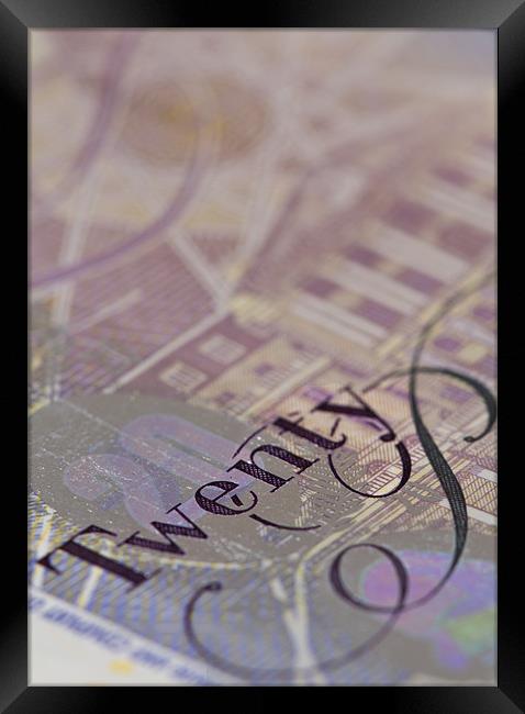 Pounds Sterling Framed Print by Gordon Bishop
