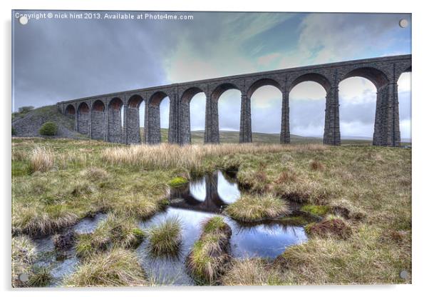 Ribblehead Viaduct Acrylic by nick hirst