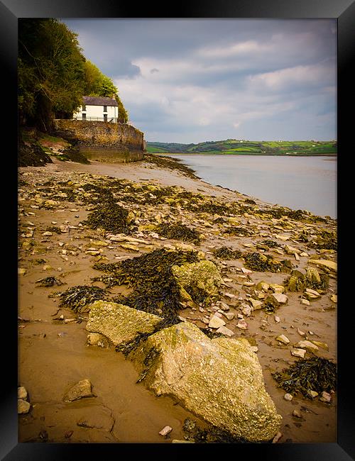 Dylan Thomas House, Laugharne, Wales, UK Framed Print by Mark Llewellyn