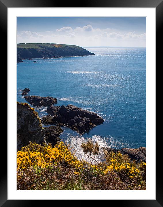 St Nons Bay, Pembrokeshire, Wales, UK Framed Mounted Print by Mark Llewellyn