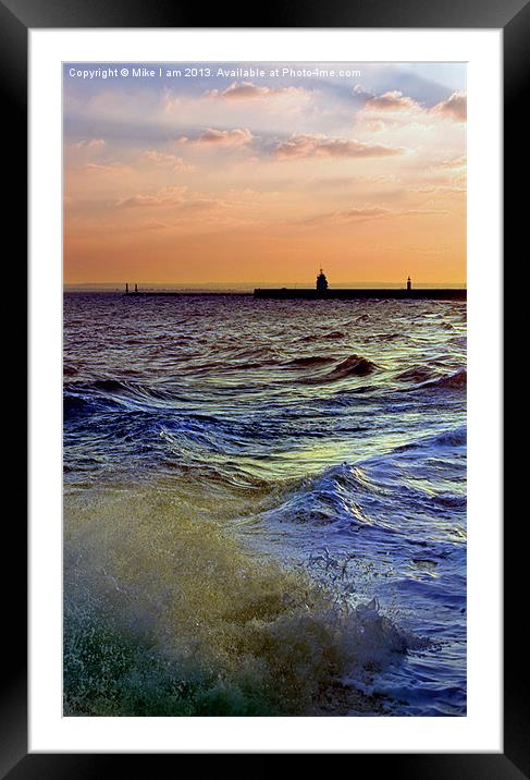 Sunset Framed Mounted Print by Thanet Photos