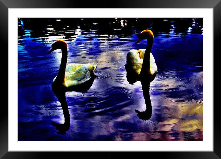 the ripples Framed Mounted Print by  