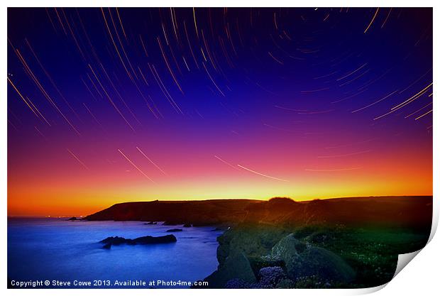 Swirling Stars Print by Steve Cowe