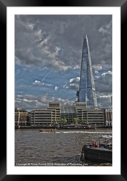 Shard Hays Galleria London Framed Mounted Print by Philip Pound