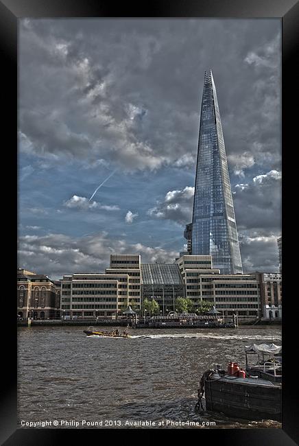 Shard Hays Galleria London Framed Print by Philip Pound