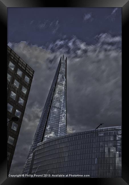 Shard at London Bridge Framed Print by Philip Pound