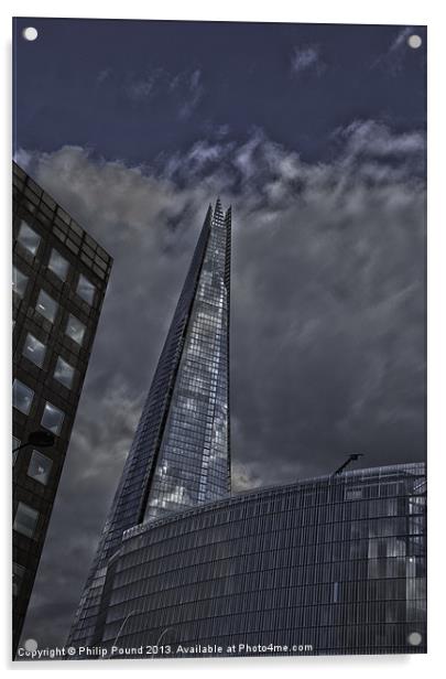 Shard at London Bridge Acrylic by Philip Pound