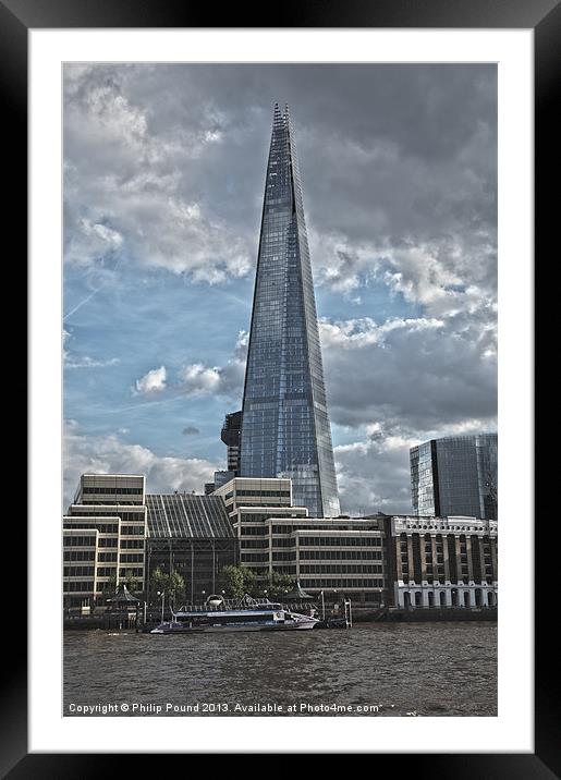 Shard & Hays Galleria London Framed Mounted Print by Philip Pound