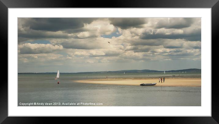 Summer days Framed Mounted Print by Andy dean