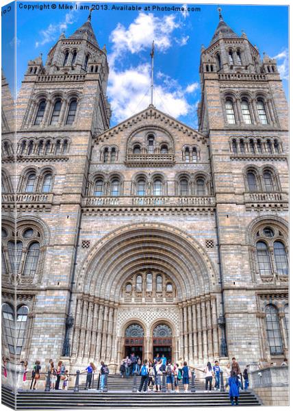 Natural History Museum Canvas Print by Thanet Photos